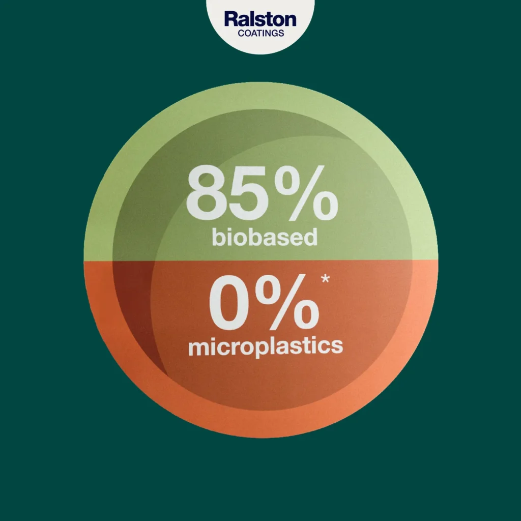 Ralston Zora matt - 85% biobased wallpaint - 0% primary microplastics